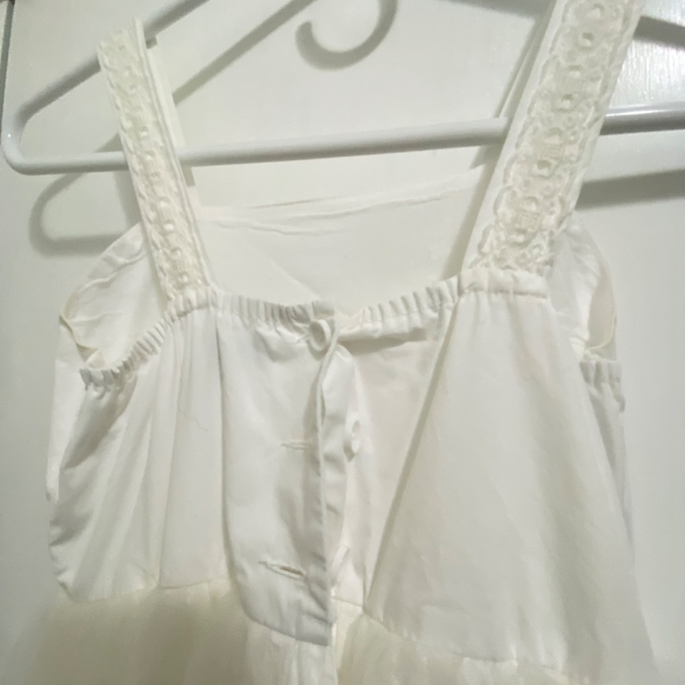Only Little Once  Embroidered Lace  Size 10-12  Girls Sleeveless Maxi Dress . - Picture 9 of 13